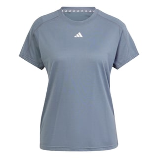 Foto 1 | Playera Aeroready Train Essentials Minimal Branding Cuello Redondo Adidas Negro para Mujer