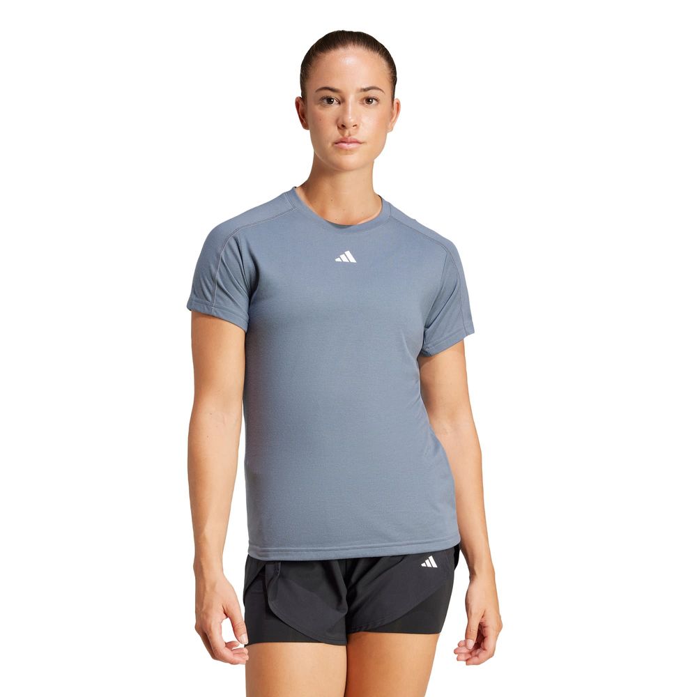 Foto 3 pulgar | Playera Aeroready Train Essentials Minimal Branding Cuello Redondo Adidas Negro para Mujer