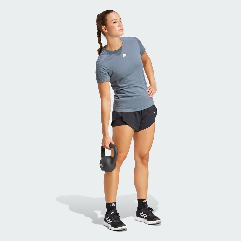 Foto 6 pulgar | Playera Aeroready Train Essentials Minimal Branding Cuello Redondo Adidas Negro para Mujer