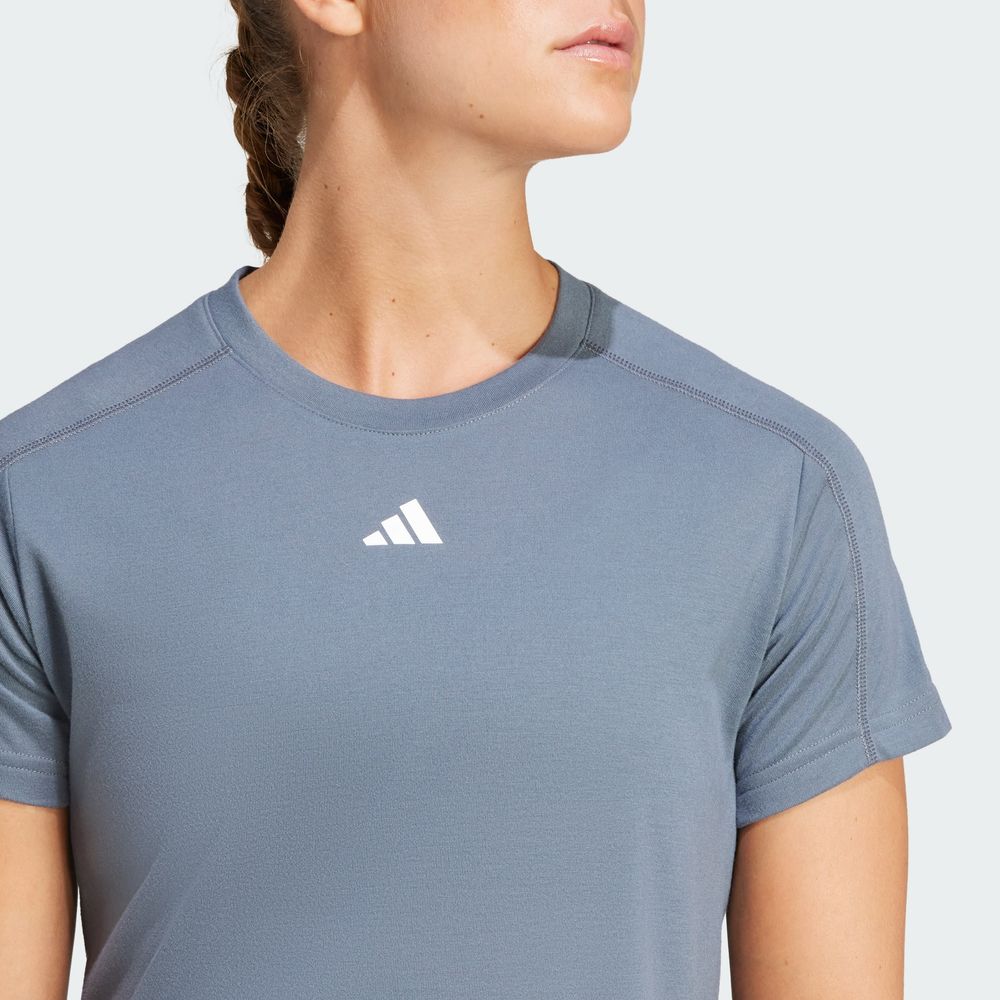 Foto 8 pulgar | Playera Aeroready Train Essentials Minimal Branding Cuello Redondo Adidas Negro para Mujer