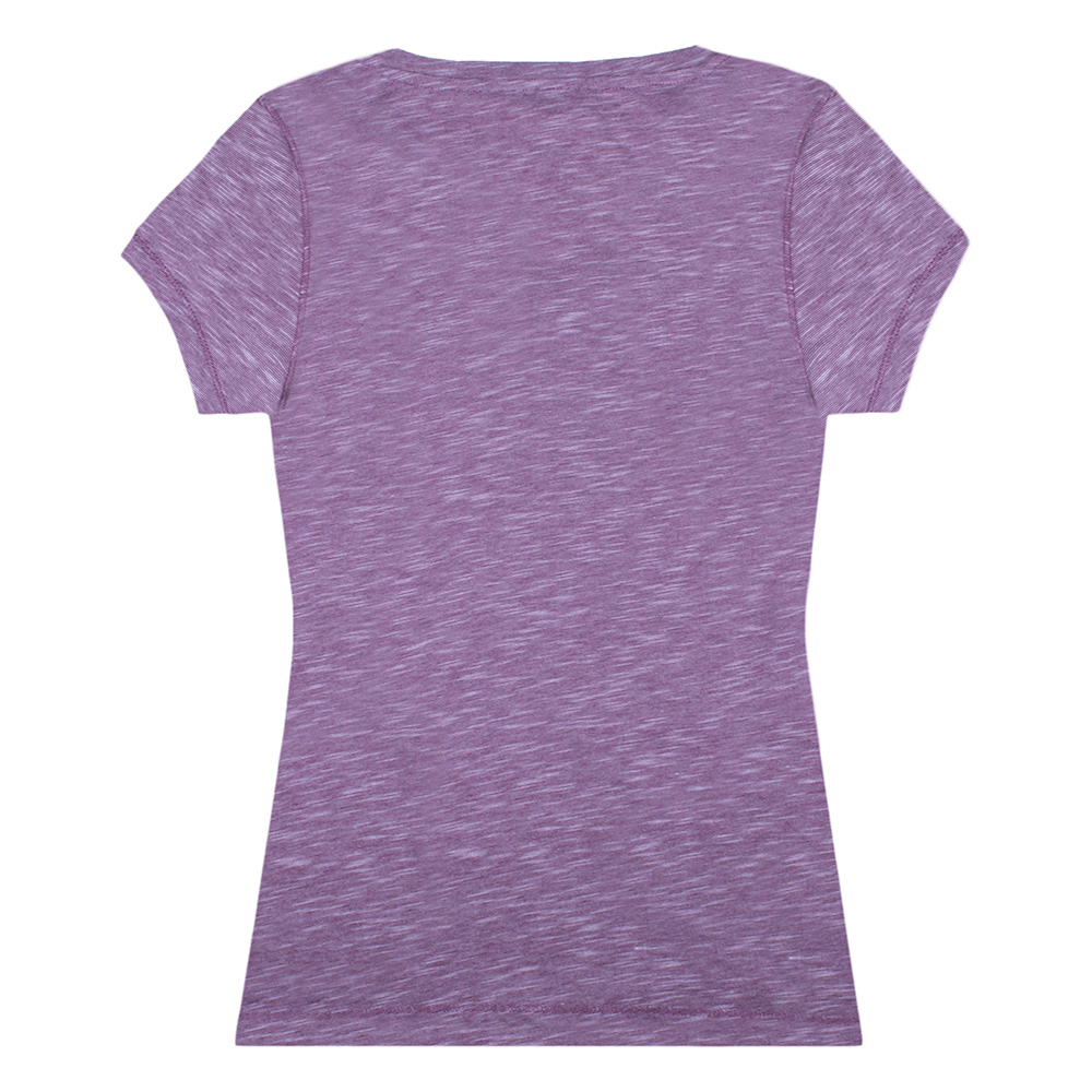 Foto 3 pulgar | Playera para Dama Maga Corta U. S Polo Assn color Púrpura