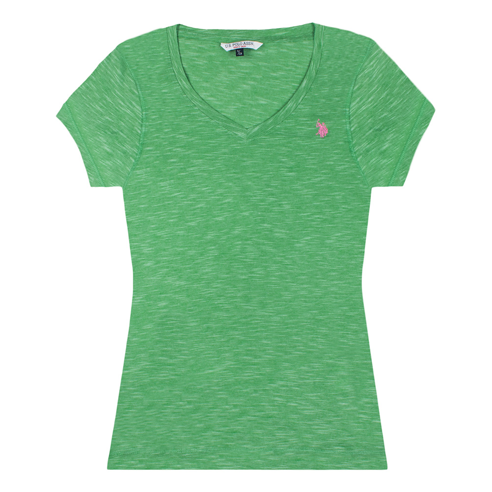 Playera para Dama Maga Corta U. S Polo Assn color Verde