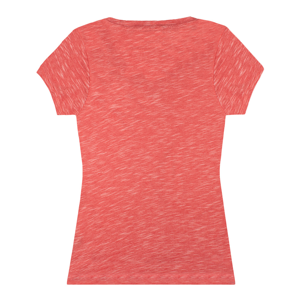 Foto 3 pulgar | Playera para Dama Maga Corta U. S Polo Assn color Anaranjado