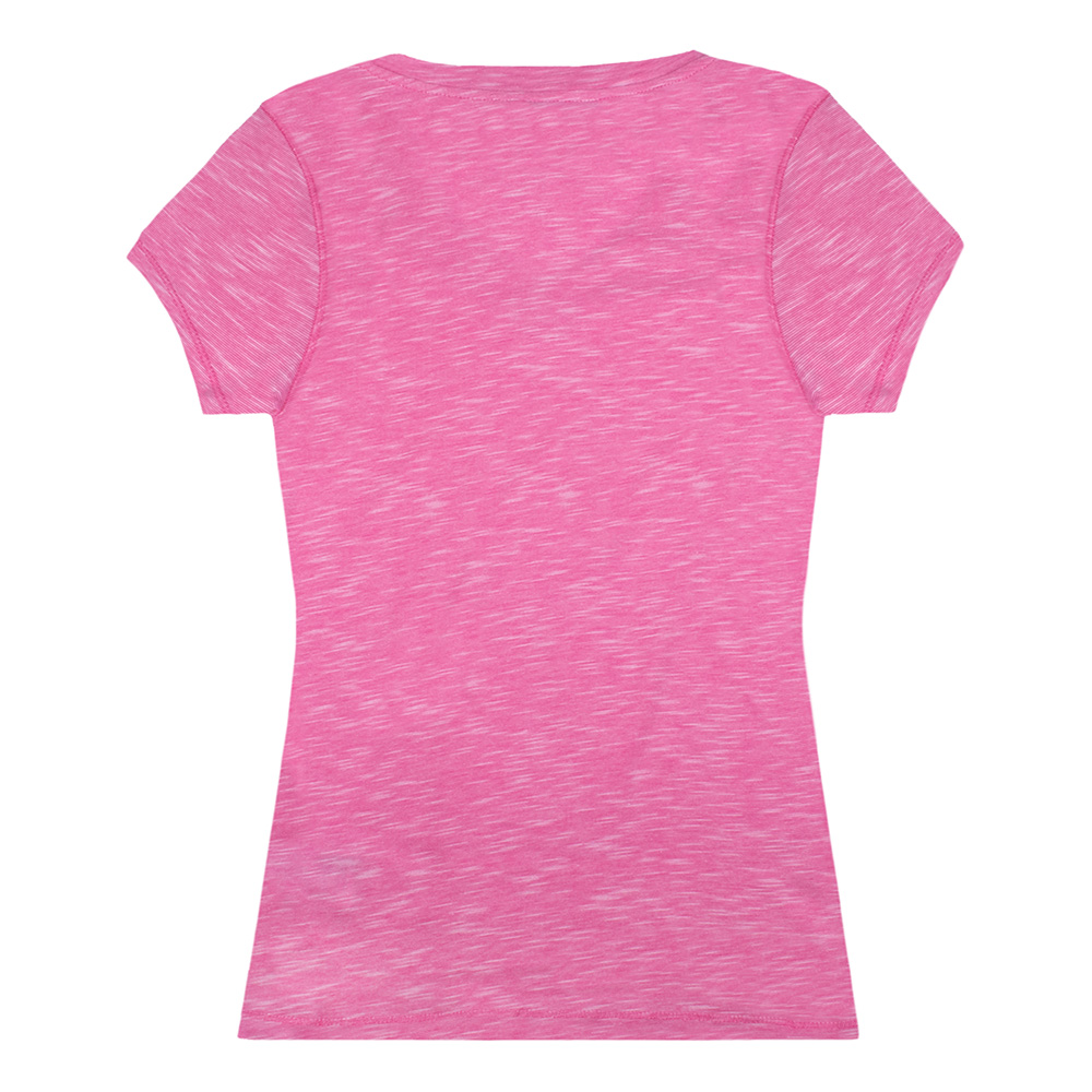 Foto 3 pulgar | Playera para Dama Maga Corta U. S Polo Assn color Rosa