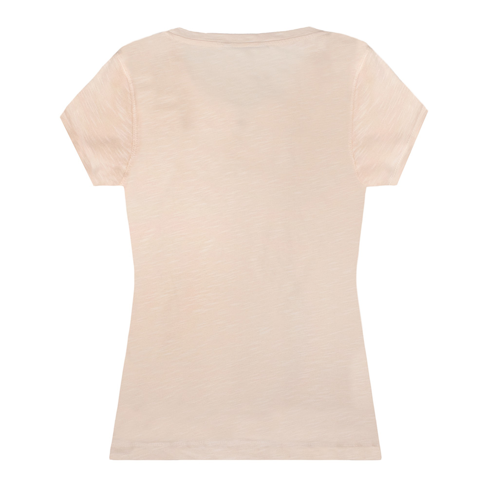 Foto 3 pulgar | Playera para Dama Maga Corta U. S Polo Assn color Beige