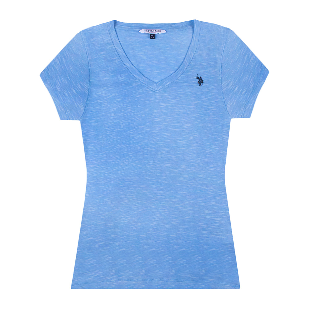 Playera para Dama Maga Corta U. S Polo Assn color Azul