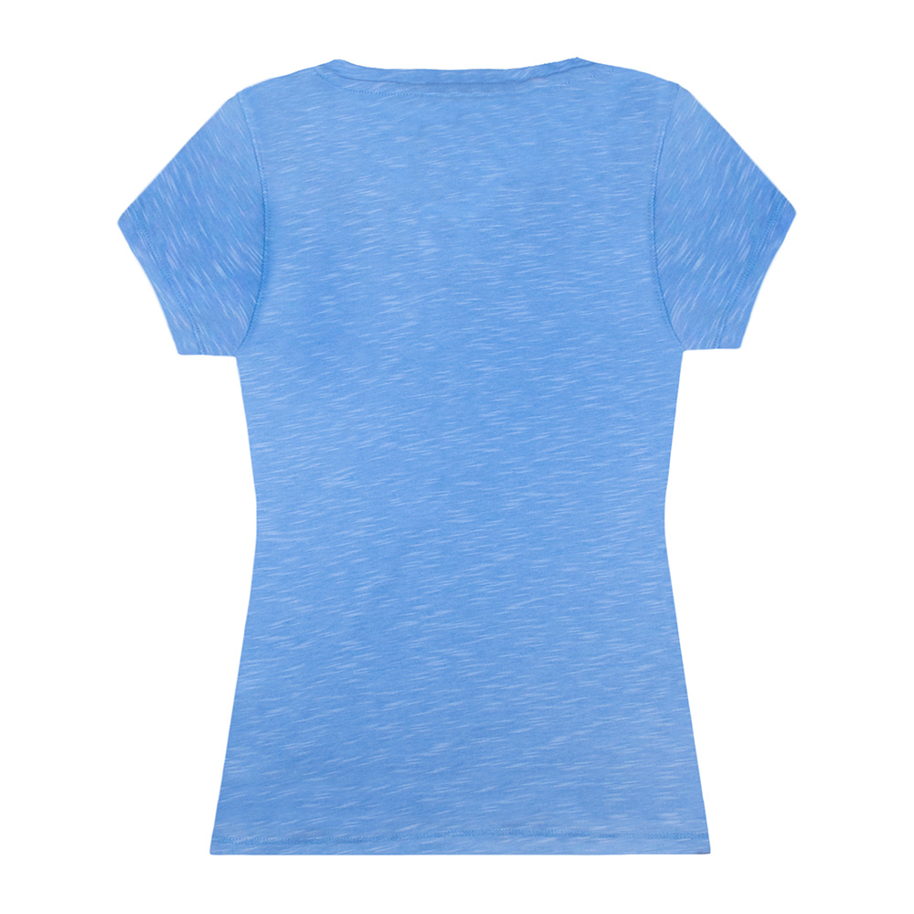 Foto 3 pulgar | Playera para Dama Maga Corta U. S Polo Assn color Azul