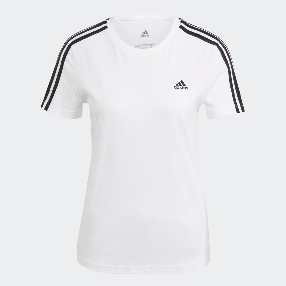 Foto 2 | Playera Adidas Blanca para Mujer