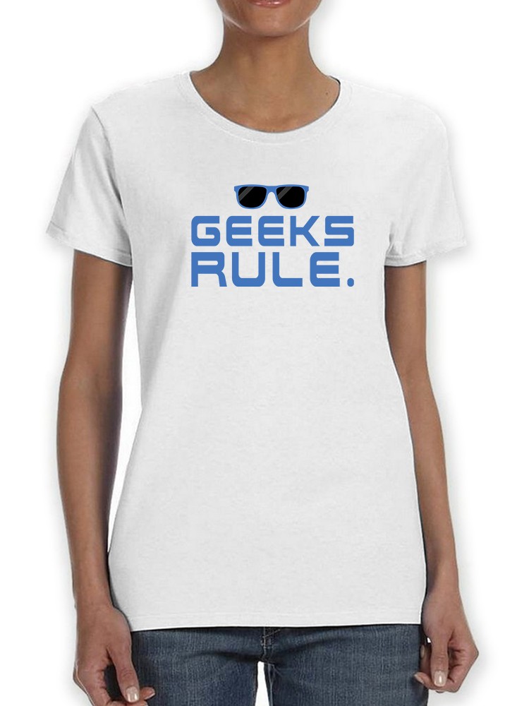 Playera Smartprintsink para Mujer Los Geeks Mandan!