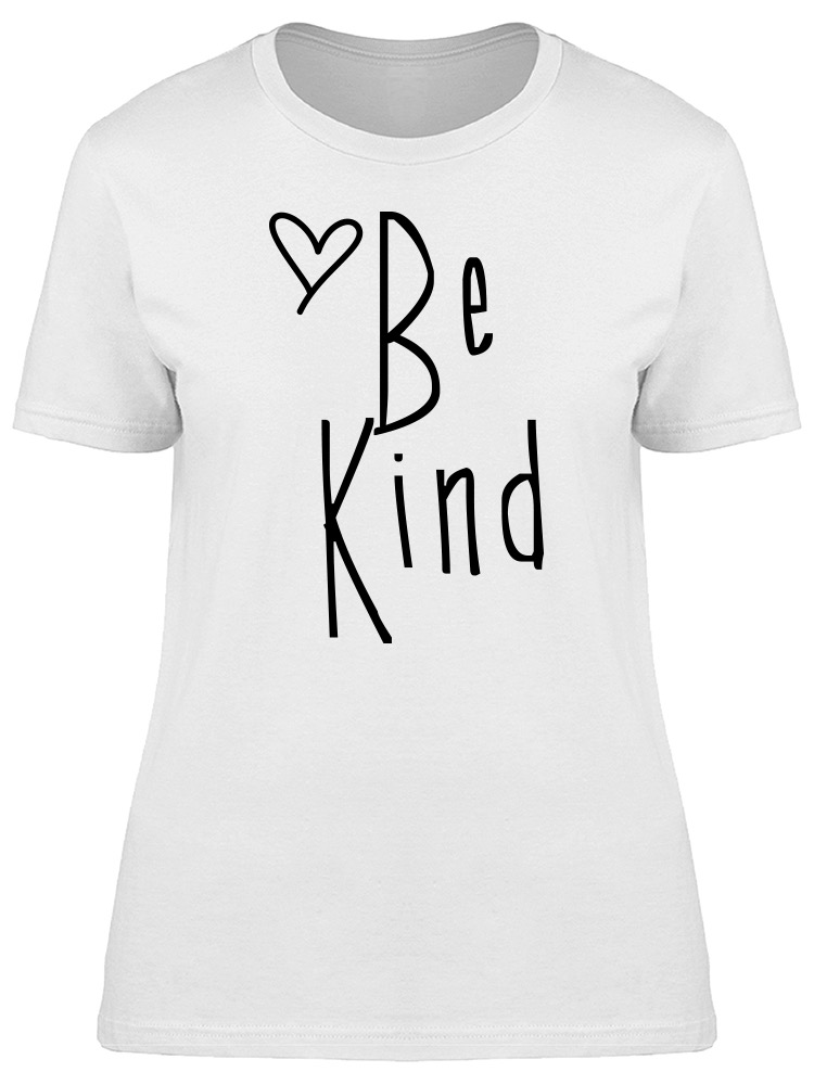 Foto 2 pulgar | Playera Smartprintsink para Mujer - Se Amable. Garabatos con Corazón