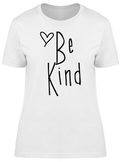 Foto 1 | Playera Smartprintsink para Mujer - Se Amable. Garabatos con Corazón