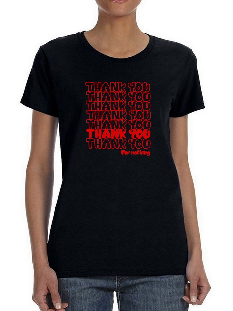 Foto 2 pulgar | Playera Smartprintsink Mujer con Frase color Negro