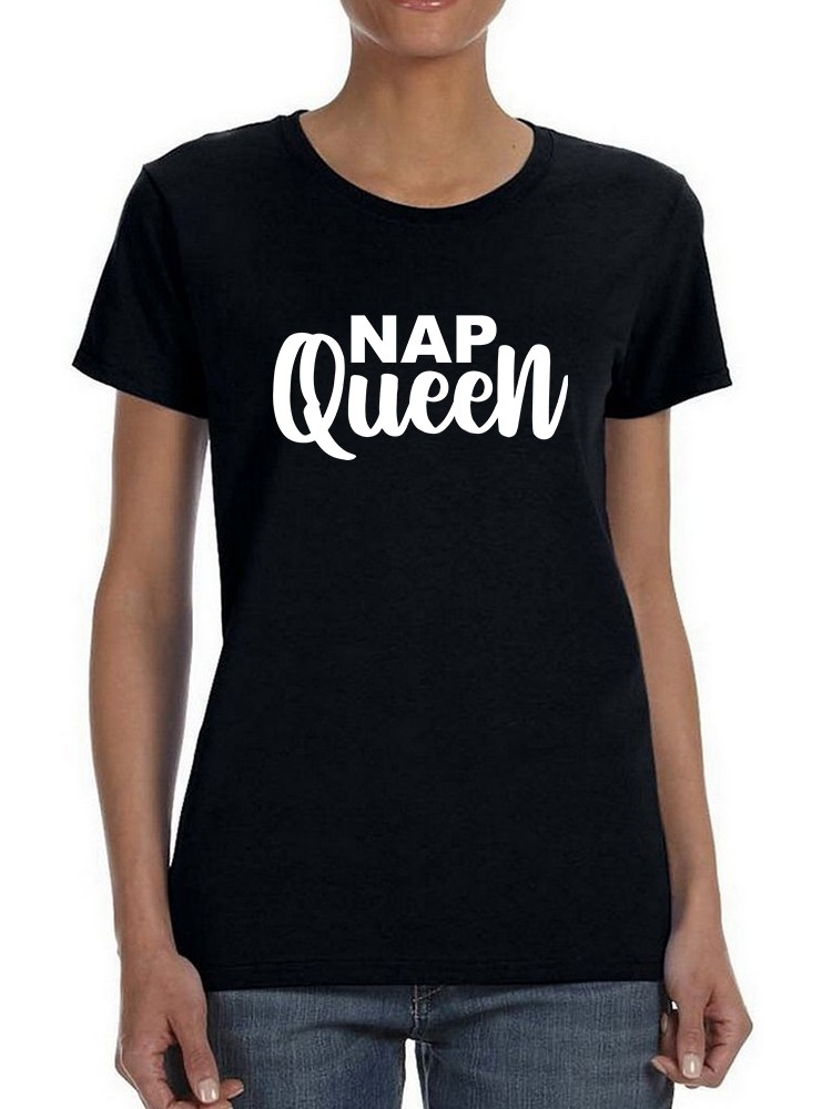 Foto 2 pulgar | Playera Smartprintsink color Negro para Mujer Reina de las Siestas