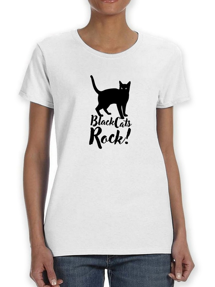 Foto 2 pulgar | Playera Smartprintsink para Mujer - Gatos Negros