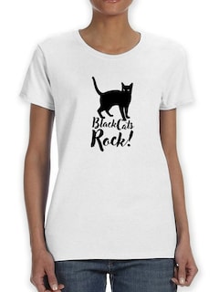 Foto 1 | Playera Smartprintsink para Mujer - Gatos Negros