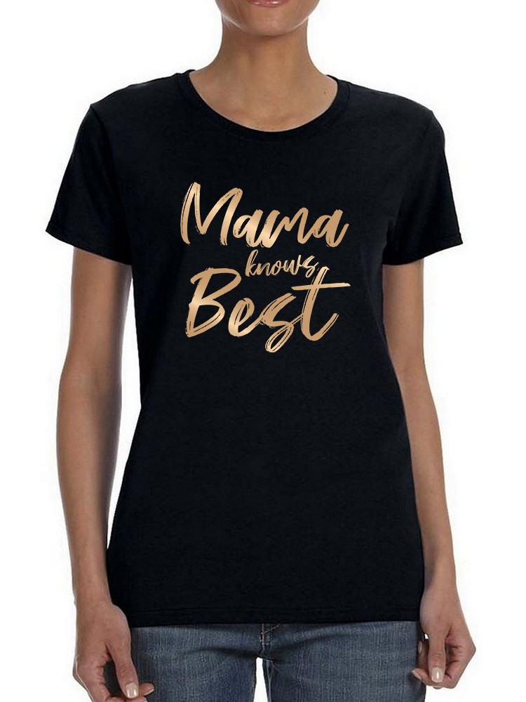Playera Smartprintsink color Negro para Mujer Mamá lo Sabe Todo