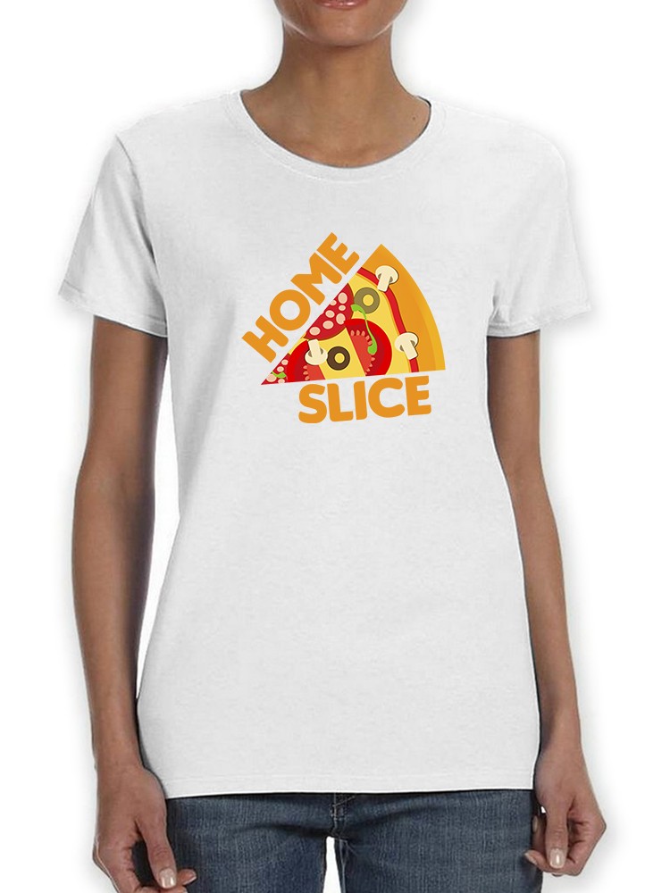 Foto 2 pulgar | Playera Smartprintsink Mujer Rebanada De Pizza Hogareña