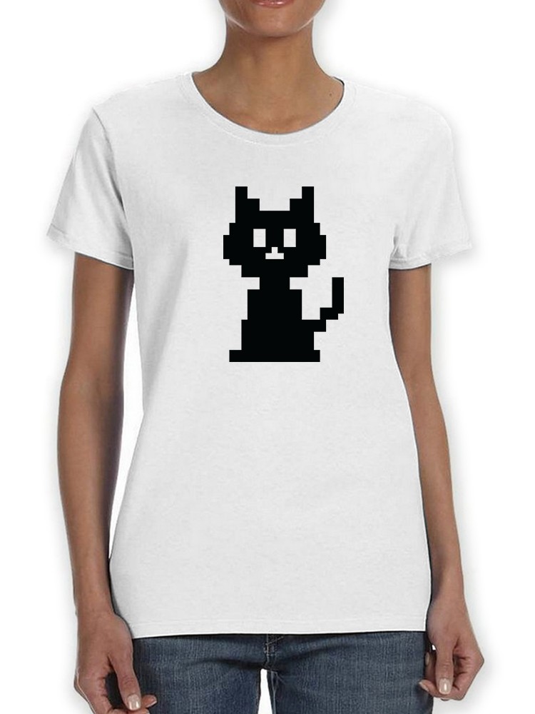Playera Smartprintsink Gatito de Pixeles para Mujer