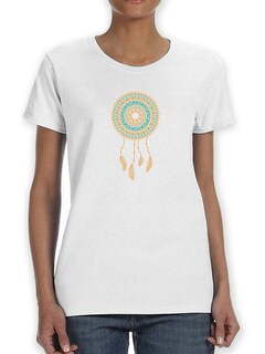 Foto 1 | Playera Smartprintsink Mujer Atrapapesadillas Con Arte Abstracto