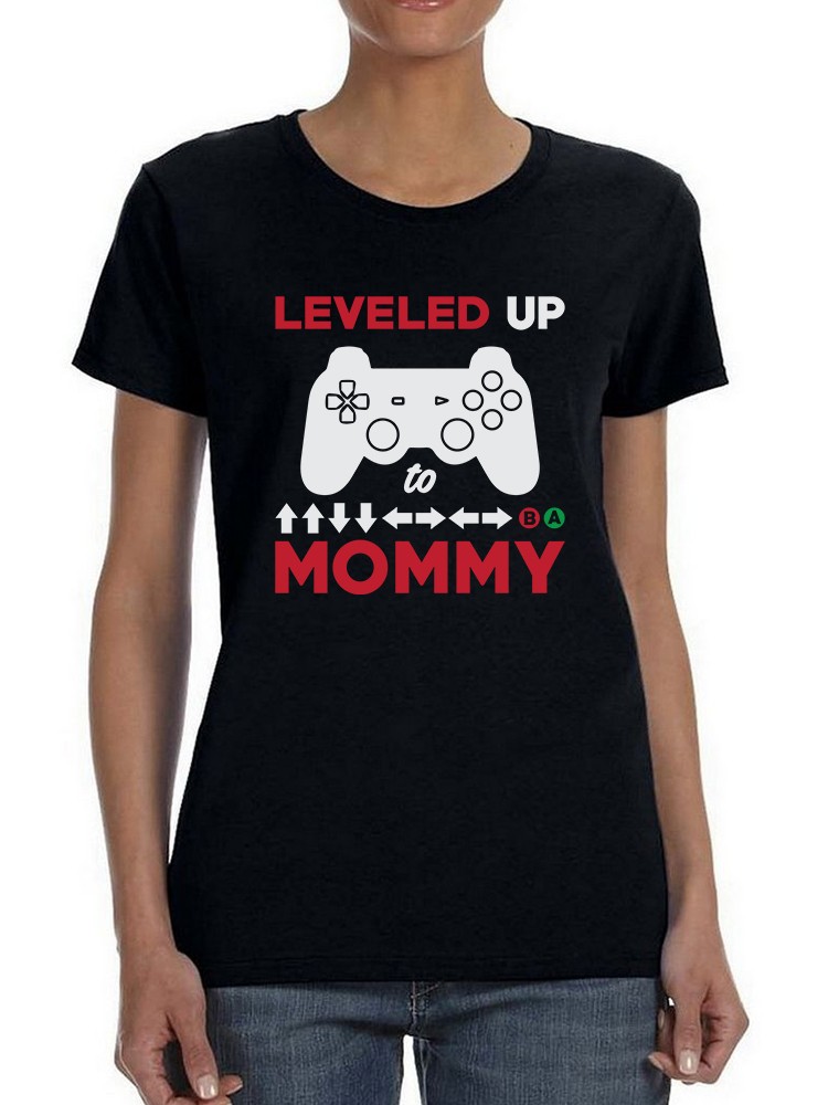 Foto 1 | Playera Smartprintsink color Negro para Mujer Subi de Nivel a Mamá