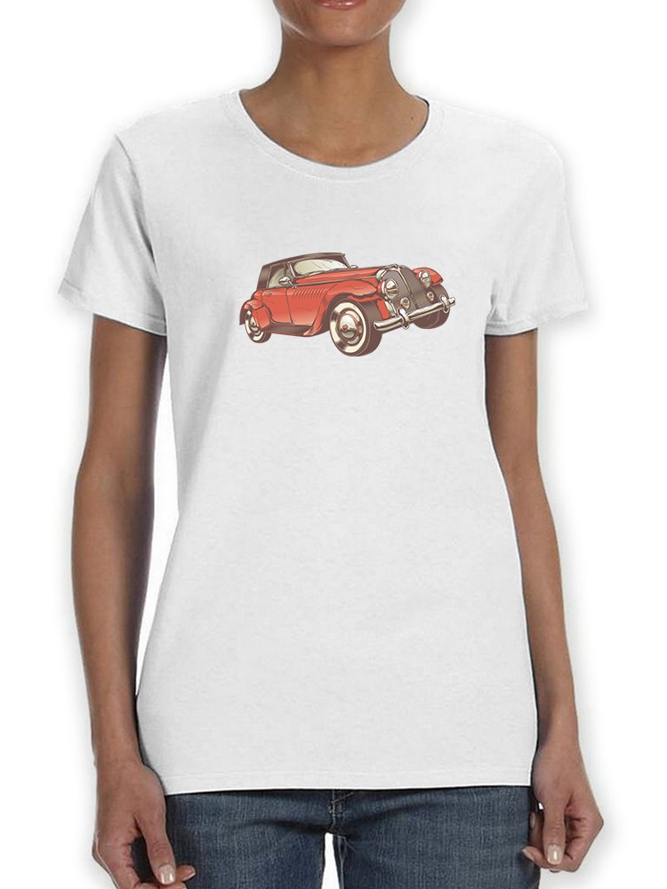 Foto 2 pulgar | Playera Smartprintsink Mujer Ilustración Auto Clásico