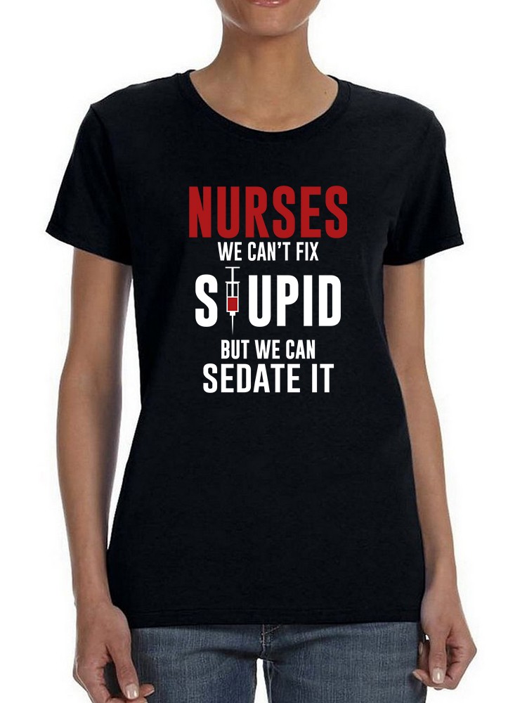 Playera Smartprintsink color Negro para Mujer