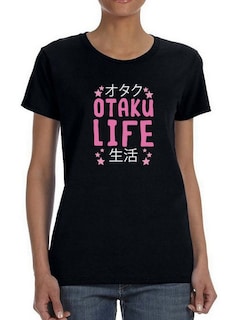 Foto 1 | Playera Smartprintsink Mujer con Frase color Negro