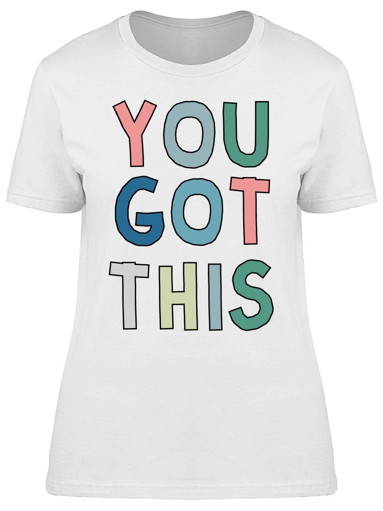 Foto 2 pulgar | Playera Smartprintsink para Mujer - Tu Puedes Lograrlo!