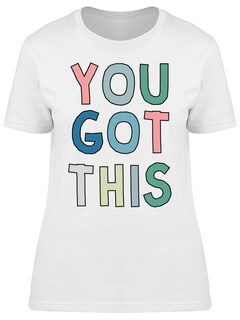 Foto 1 | Playera Smartprintsink para Mujer - Tu Puedes Lograrlo!