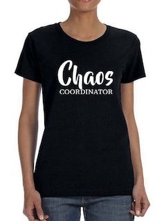 Foto 1 | Playera Smartprintsink color Negro para Mujer