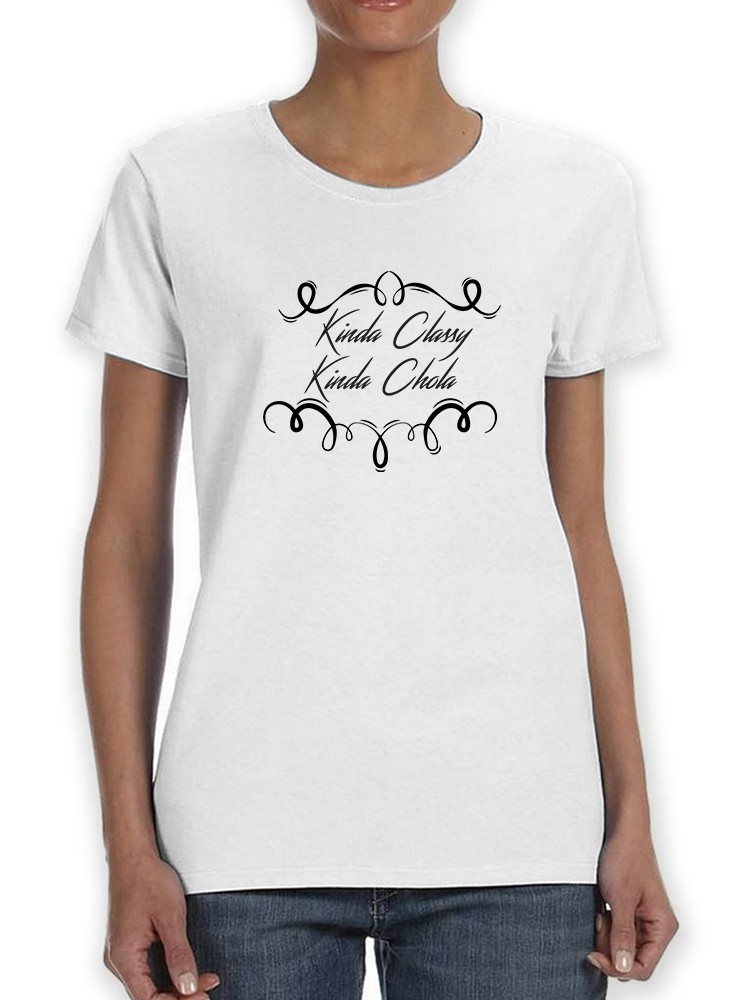 Foto 2 pulgar | Playera Smartprintsink Mujer Algo Elegante, Algo Chola