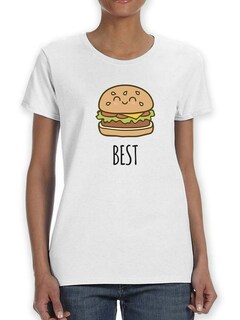 Foto 1 | Playera Smartprintsink Mujer con Frase color Blanco