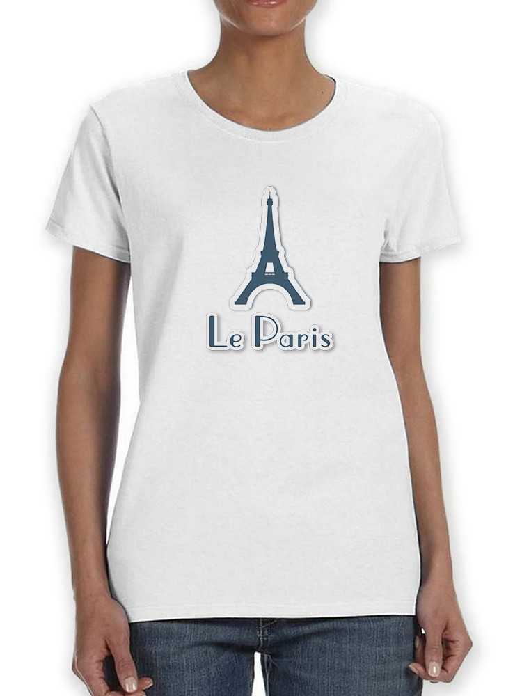 Foto 2 pulgar | Playera Smartprintsink Mujer París Con Torre Eiffel