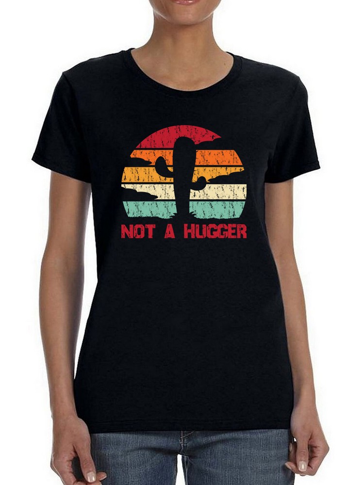 Playera Smartprintsink color Negro para Mujer No Soy Alguien de Abrazos