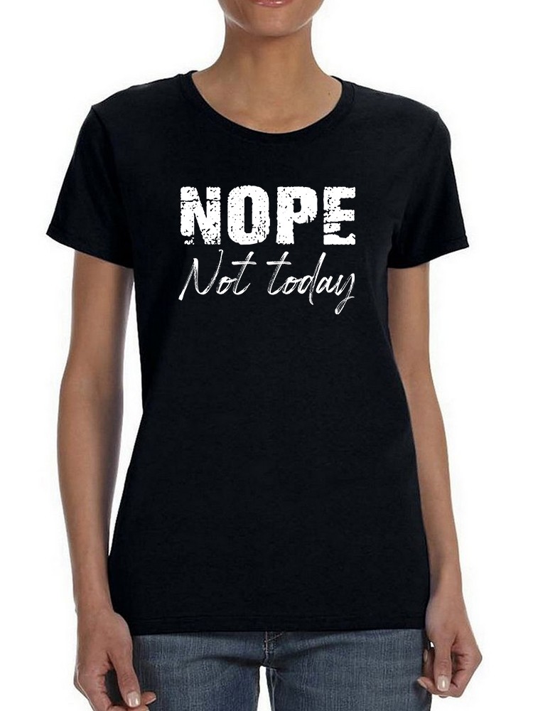 Foto 2 pulgar | Playera Smartprintsink Mujer con Frase color Negro