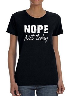 Foto 1 | Playera Smartprintsink Mujer con Frase color Negro