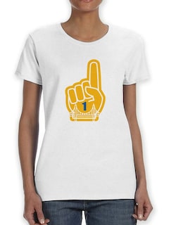 Foto 1 | Playera Smartprintsink para Mujer Mano de Foam