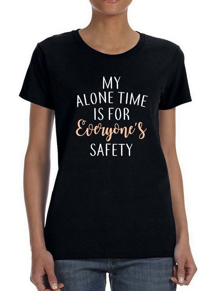 Foto 2 pulgar | Playera Smartprintsink Mujer con Frase color Negro