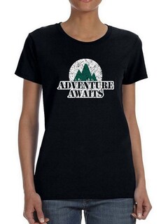 Foto 1 | Playera Smartprintsink Mujer con Frase color Negro