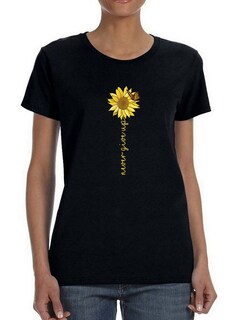 Foto 1 | Playera Smartprintsink Girasol con Mariposa para Mujer