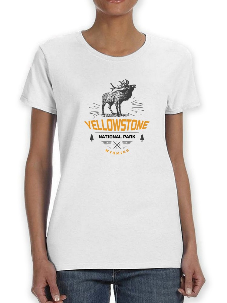 Playera Smartprintsink para Mujer - Yellowstone Wyoming