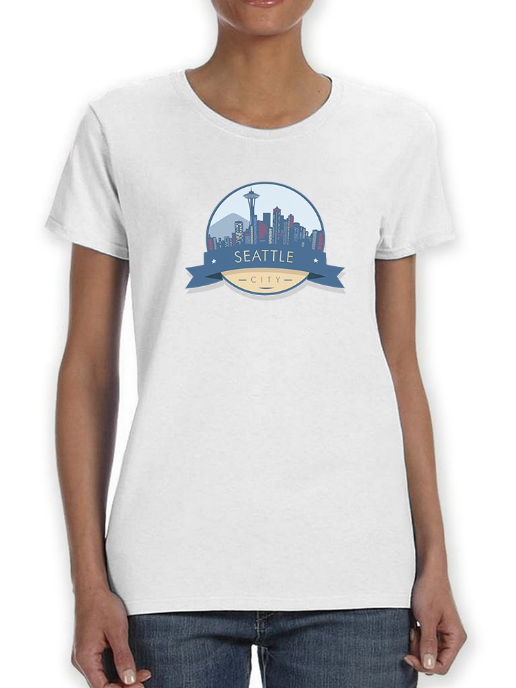 Foto 2 pulgar | Playera Smartprintsink para Mujer - Ciudad De Seattle
