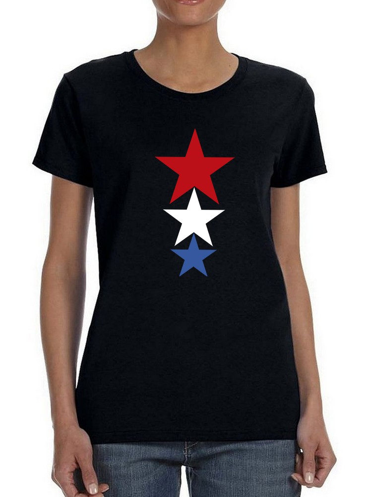 Foto 2 pulgar | Playera Smartprintsink Estrellas de Colores para Mujer
