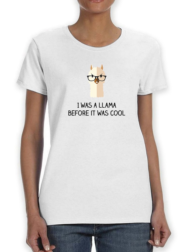 Foto 1 | Playera Smartprintsink Mujer Yo Era Una Llama Antes De Que Fuera Cool