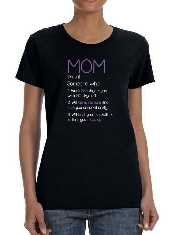 Foto 2 pulgar | Playera Smartprintsink Mujer con Frase color Negro