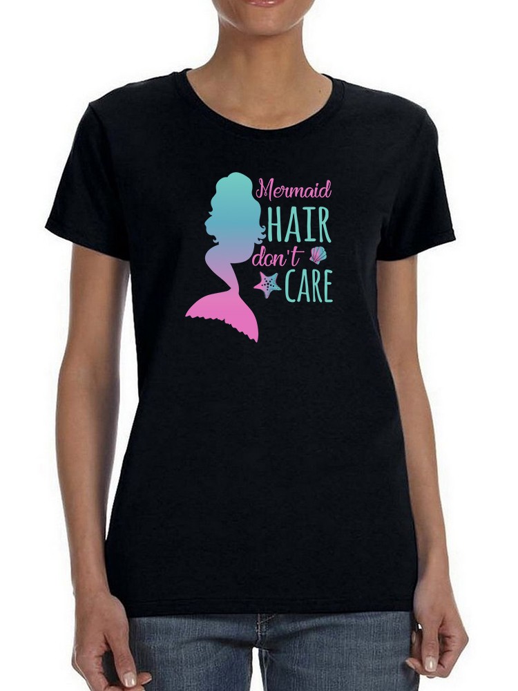 Foto 2 pulgar | Playera Smartprintsink Mujer con Frase color Negro