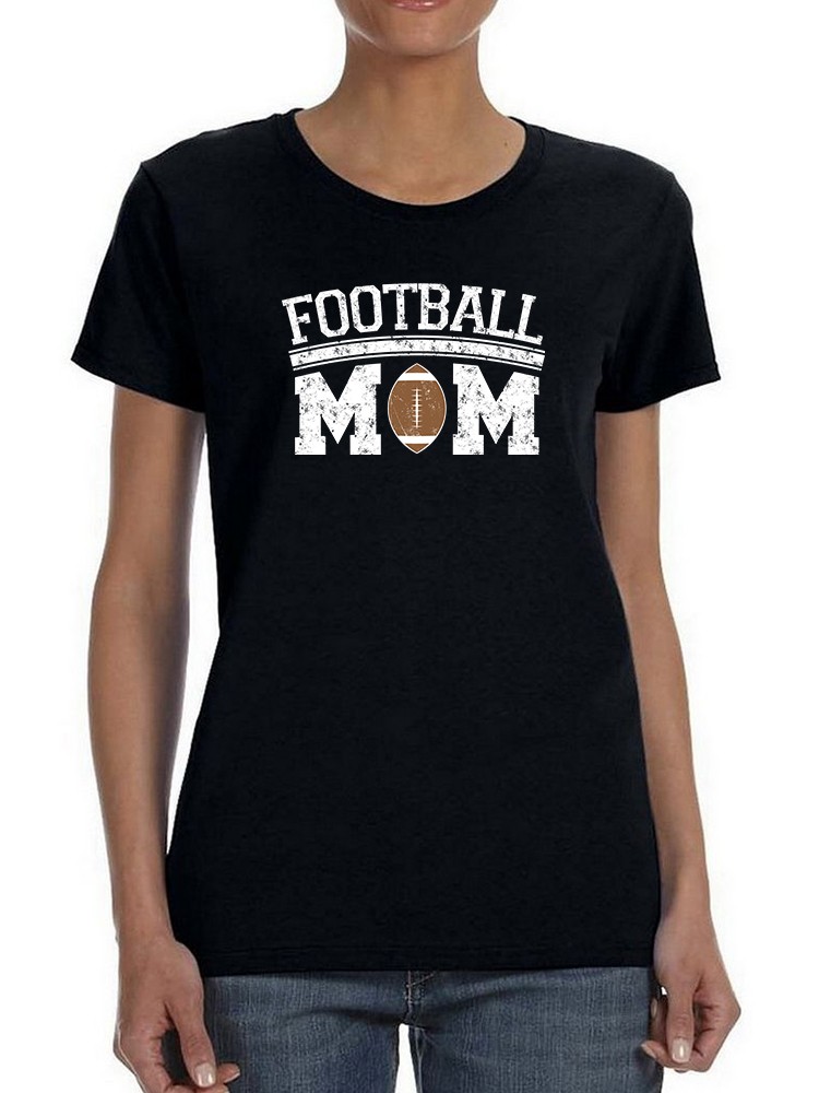 Playera Smartprintsink color Negro para Mujer Mama de Futbol Americano