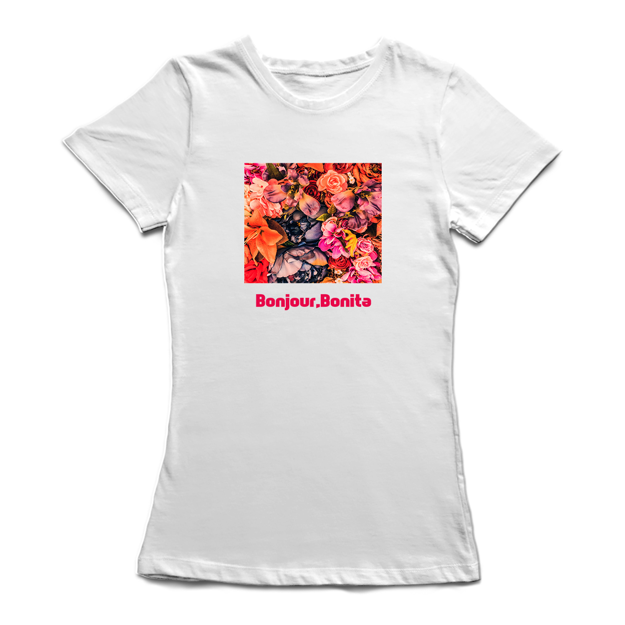 Foto 1 | Playera Smartprintsink para Mujer - Bonjour Bonita