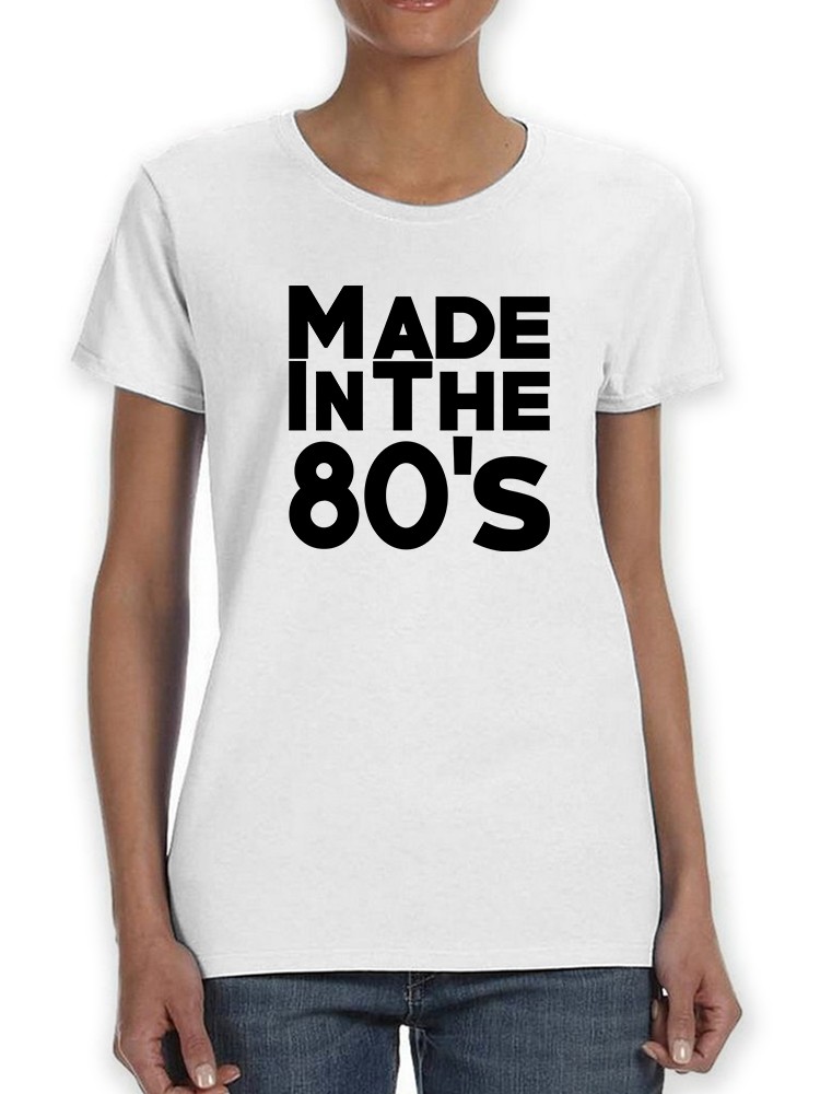 Foto 2 pulgar | Playera Smartprintsink Mujer Hecha En Los 80's