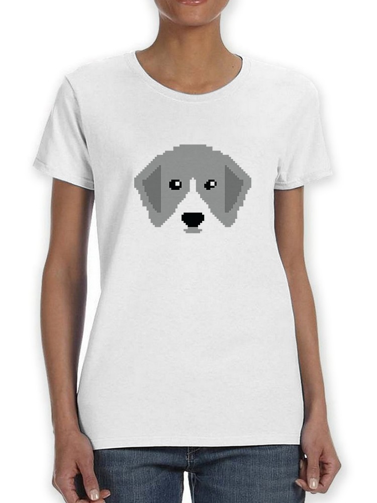 Foto 2 pulgar | Playera Smartprintsink Mujer Perrito En Pixeles